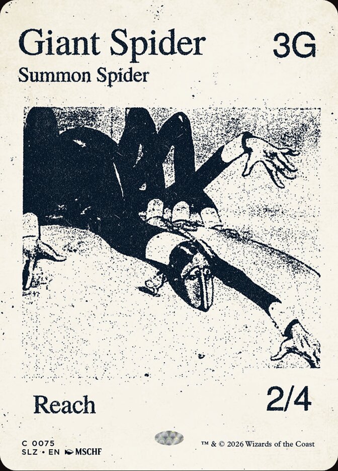 Giant Spider — The Zeta Set 75/363