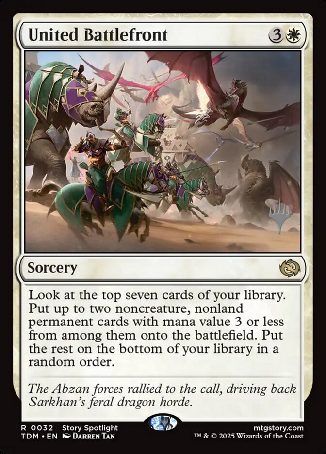 United Battlefront — Tarkir: Dragonstorm Promos 32p/160