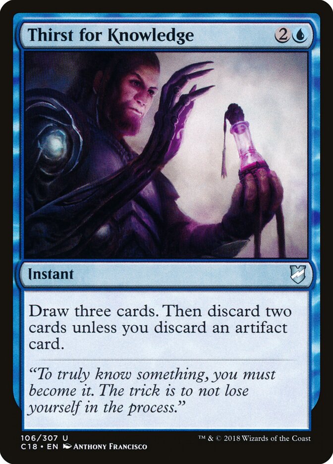 Thirst for Knowledge — Commander 2018 106/307