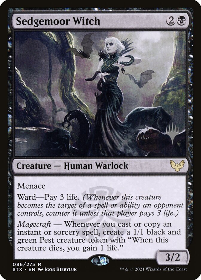 Sedgemoor Witch — Strixhaven: School of Mages Promos 86p/164