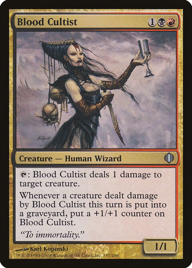 Blood Cultist — Shards of Alara 157/250
