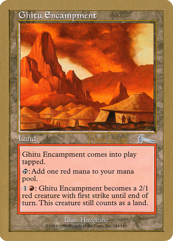 Ghitu Encampment — World Championship Decks 1999 mlp141/111