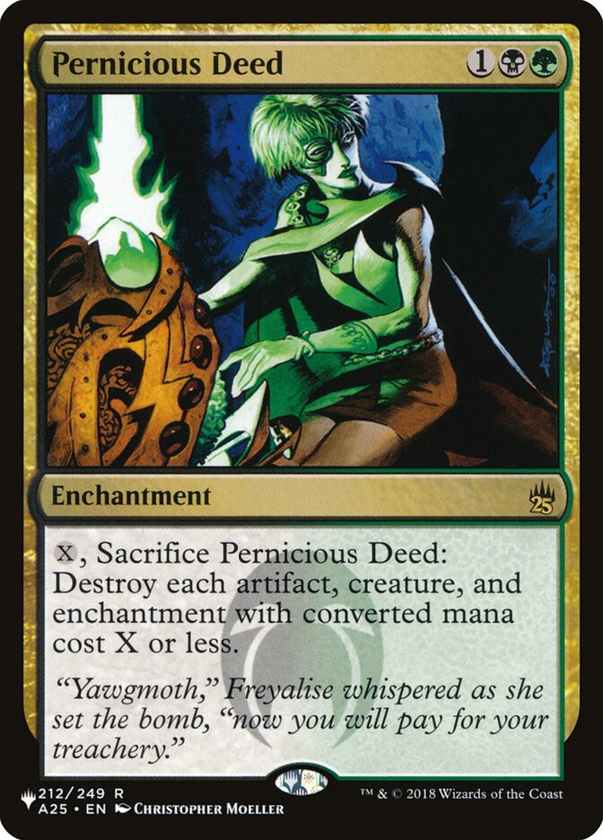 Pernicious Deed — The List A25-212/5581