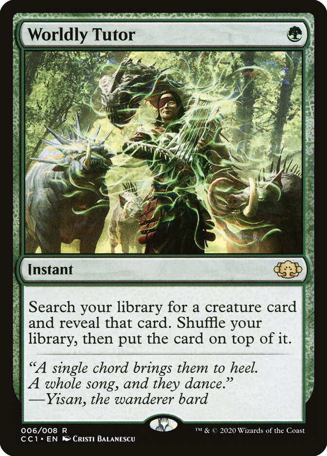 Worldly Tutor — Commander Collection: Green 6/8