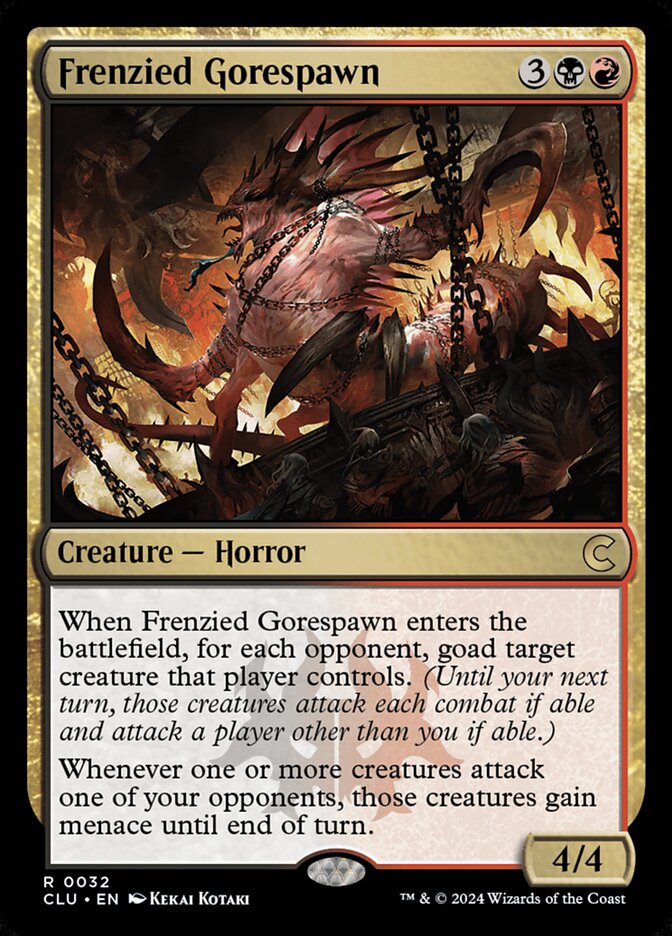 Frenzied Gorespawn — Ravnica: Clue Edition 32/284