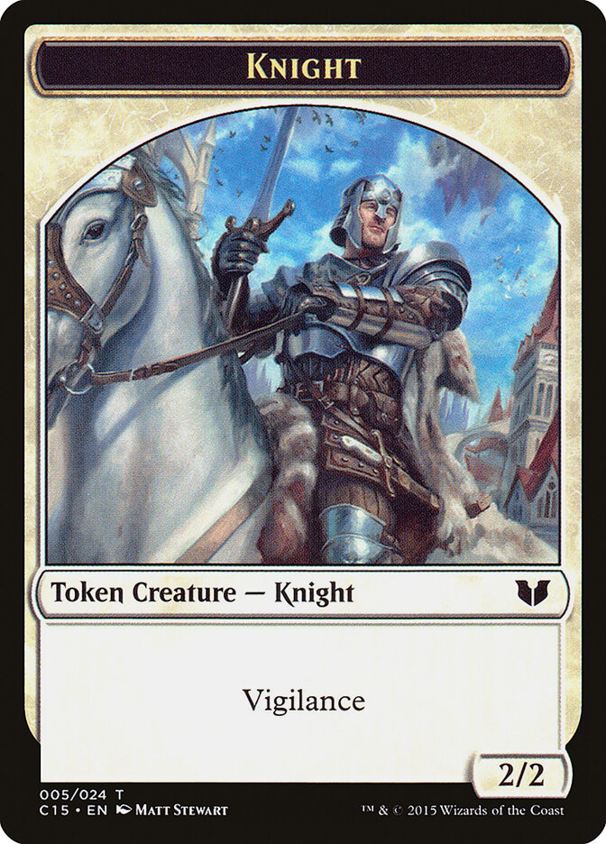 Knight — Commander 2015 Tokens 5/25
