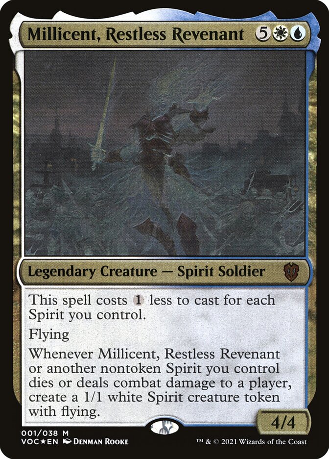 Millicent, Restless Revenant — Crimson Vow Commander Display Commanders 1/2
