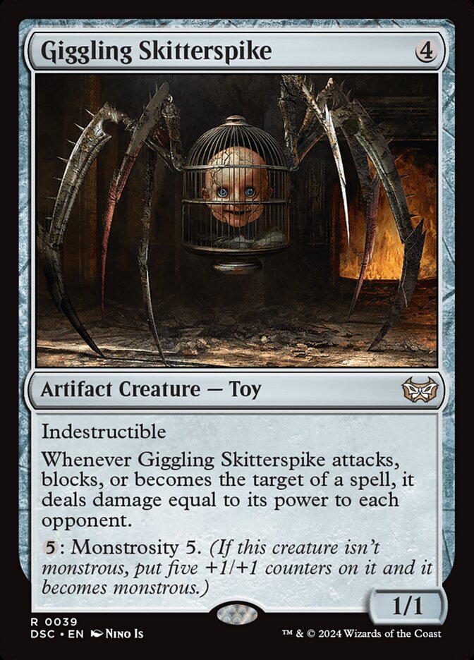 Giggling Skitterspike — Duskmourn: House of Horror Commander 39/373