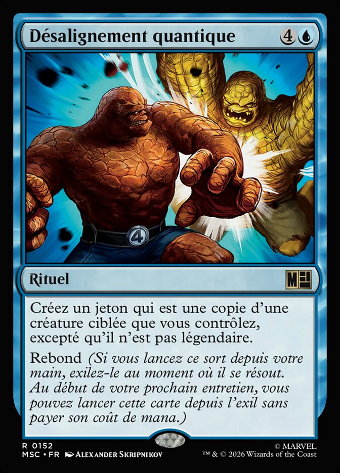 Désalignement quantique — Marvel Super Heroes Commander 152/866