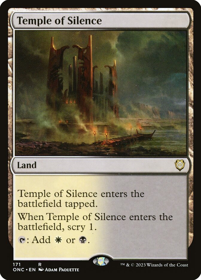 Temple du silence — Phyrexia: All Will Be One Commander 171/174