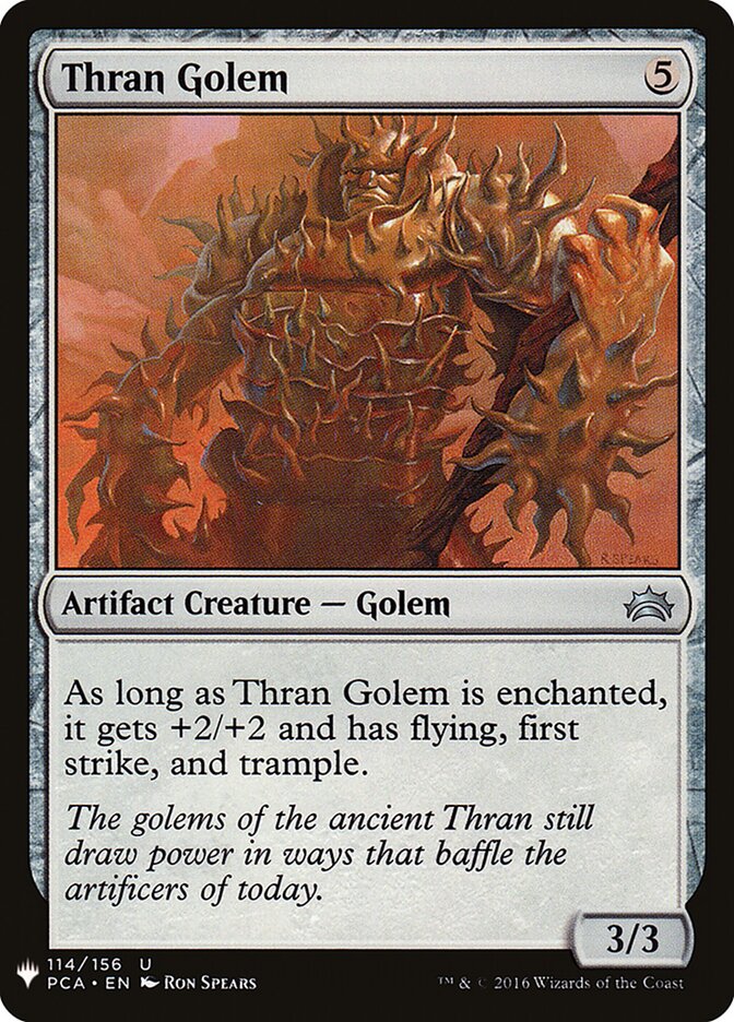 Thran Golem — The List PCA-114/5581