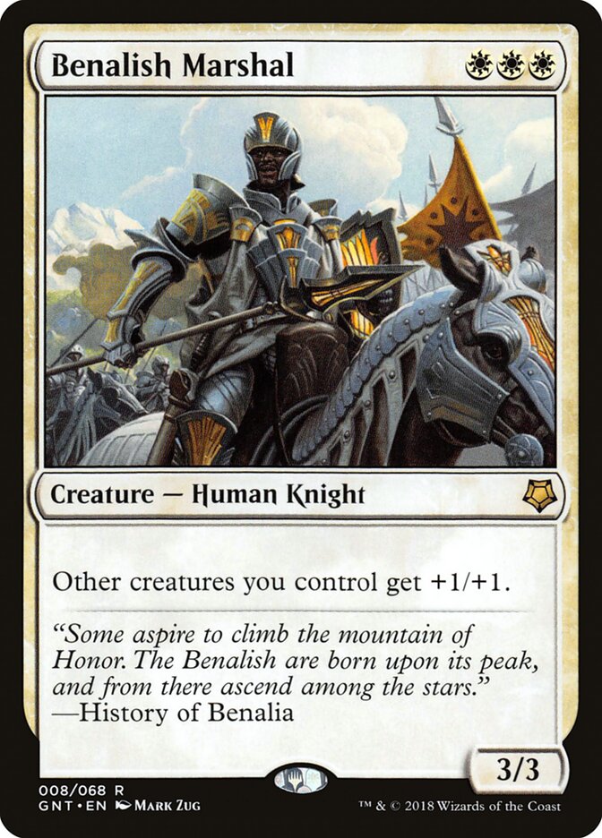 Benalish Marshal — Game Night 8/68