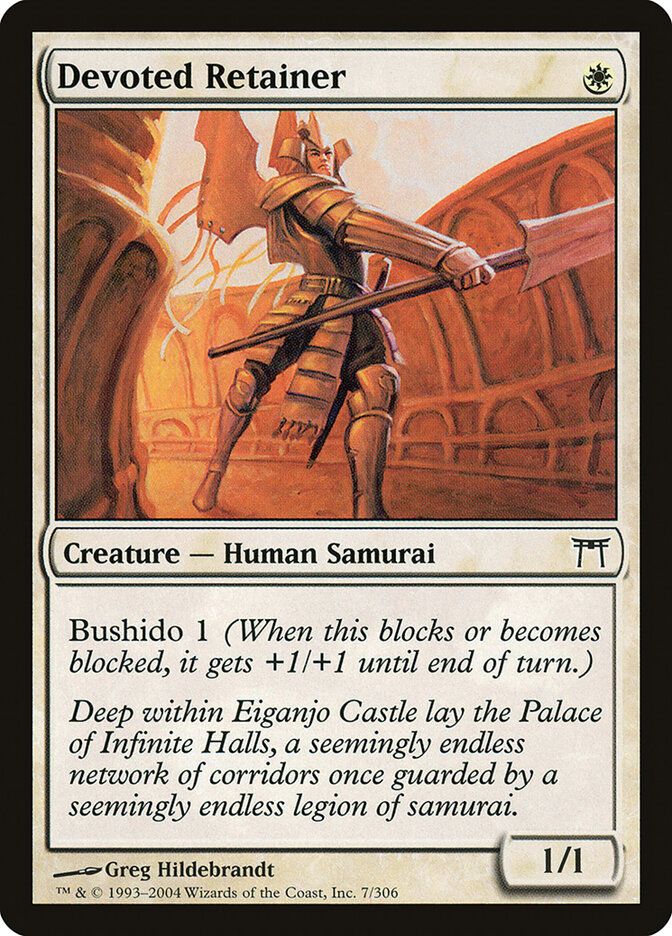 Devoted Retainer — Champions of Kamigawa 7/307