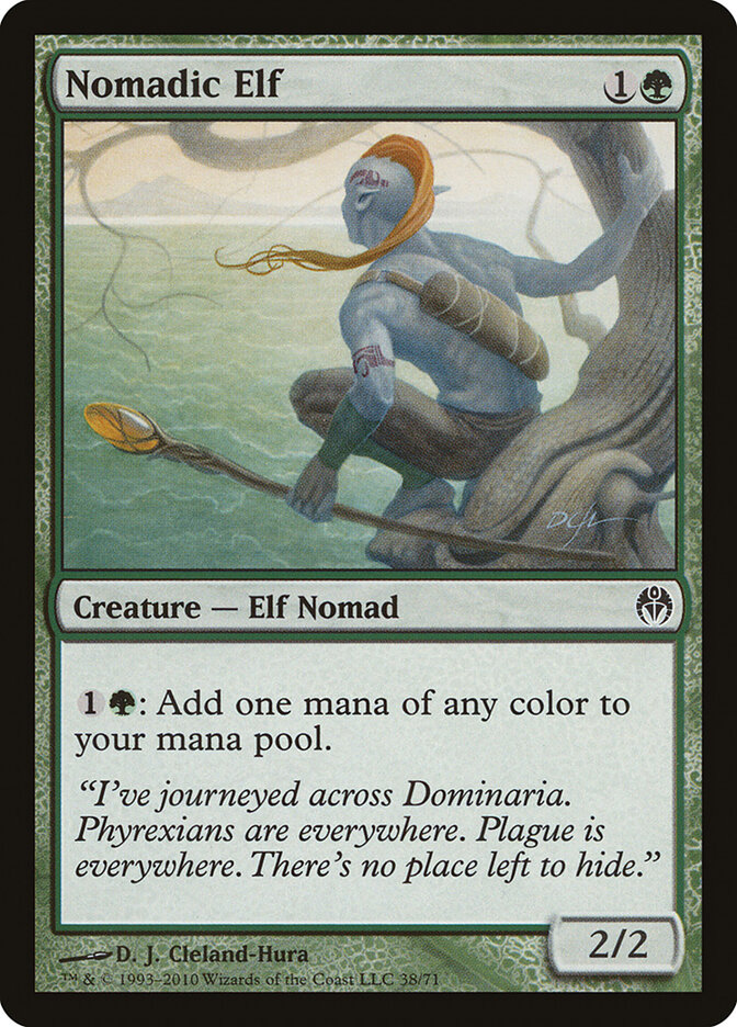 Nomadic Elf — Duel Decks: Phyrexia vs. the Coalition 38/71