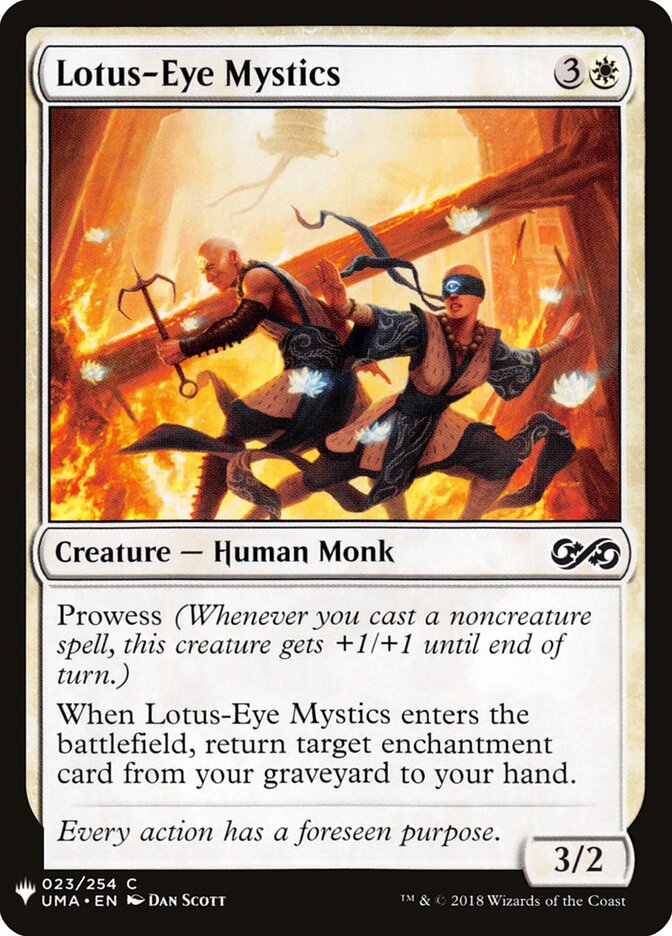 Lotus-Eye Mystics — The List UMA-23/5581