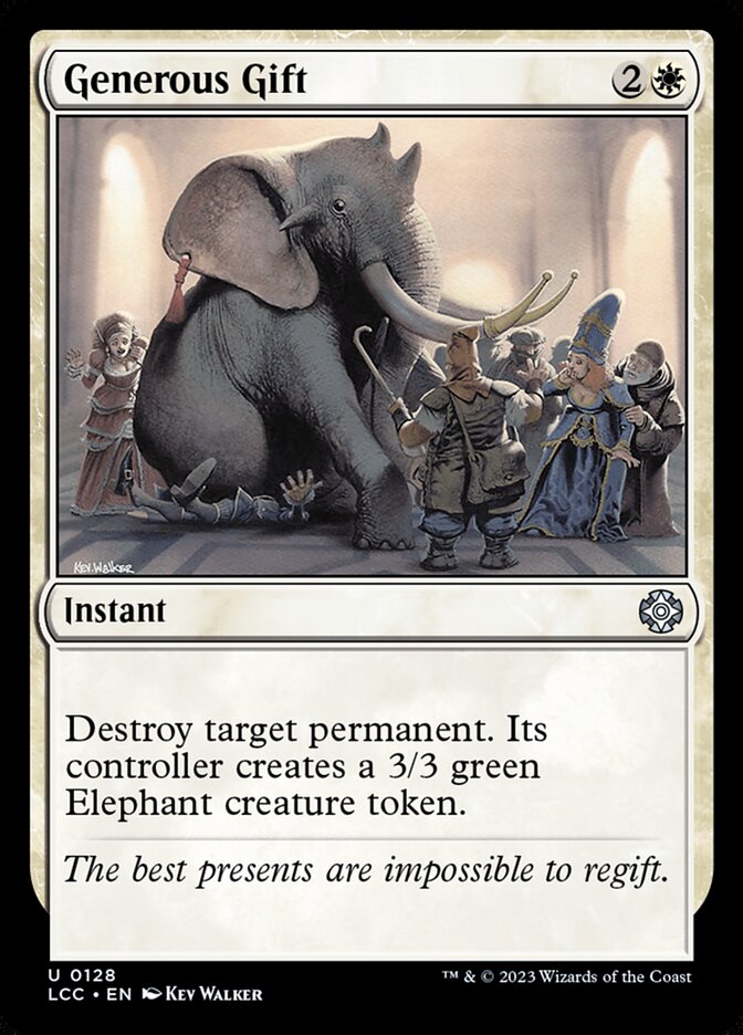 Generous Gift — The Lost Caverns of Ixalan Commander 128/370