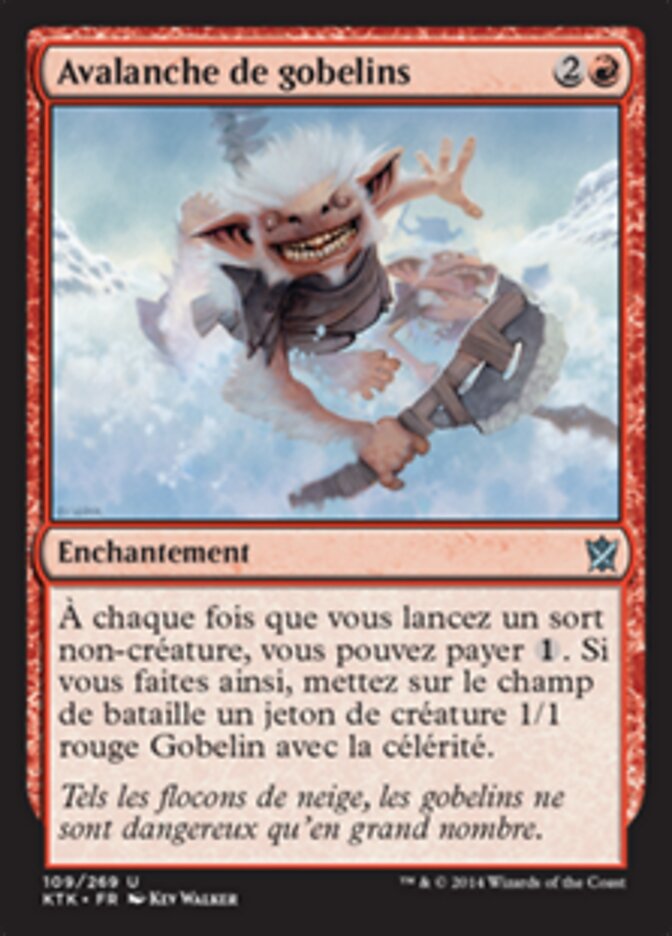 Avalanche de gobelins — Khans of Tarkir 109/293