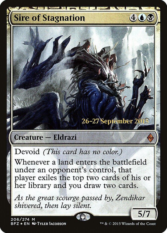 Sire of Stagnation — Battle for Zendikar Promos 206s/90