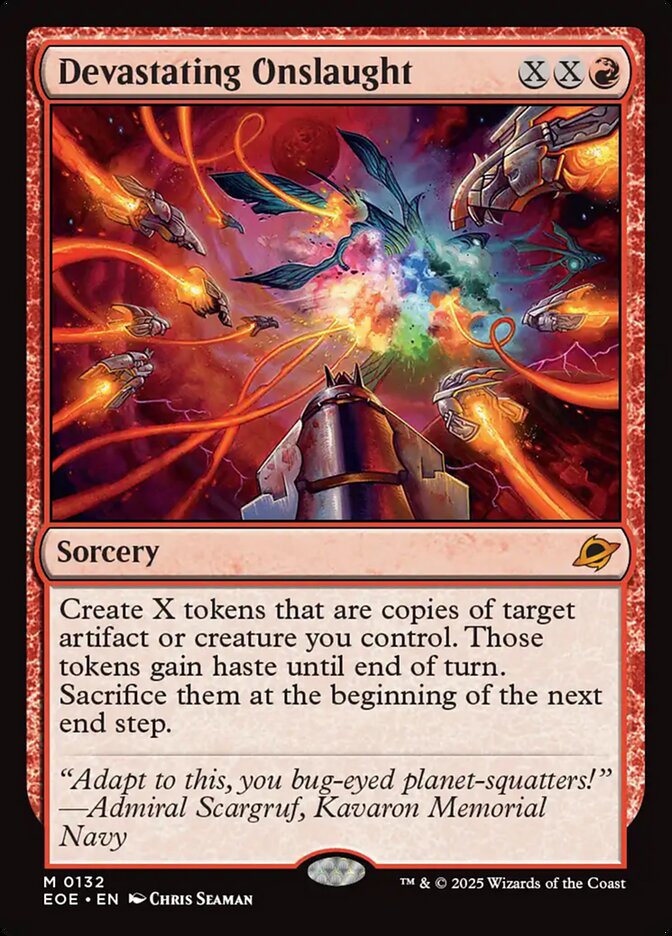 Devastating Onslaught — Edge of Eternities 132/399