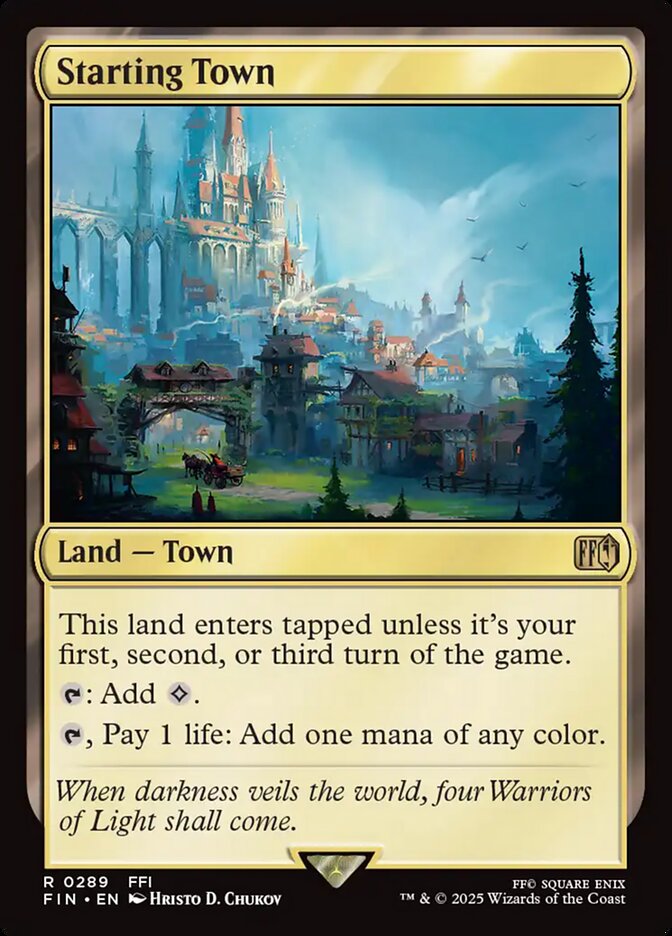 Starting Town — Final Fantasy 289/595