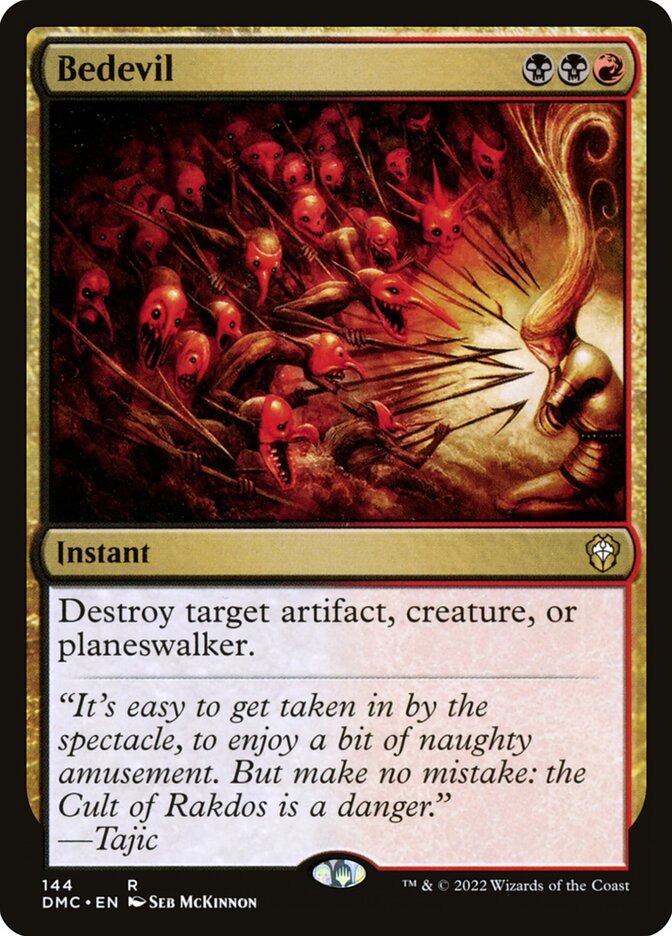 Bedevil — Dominaria United Commander 144/240