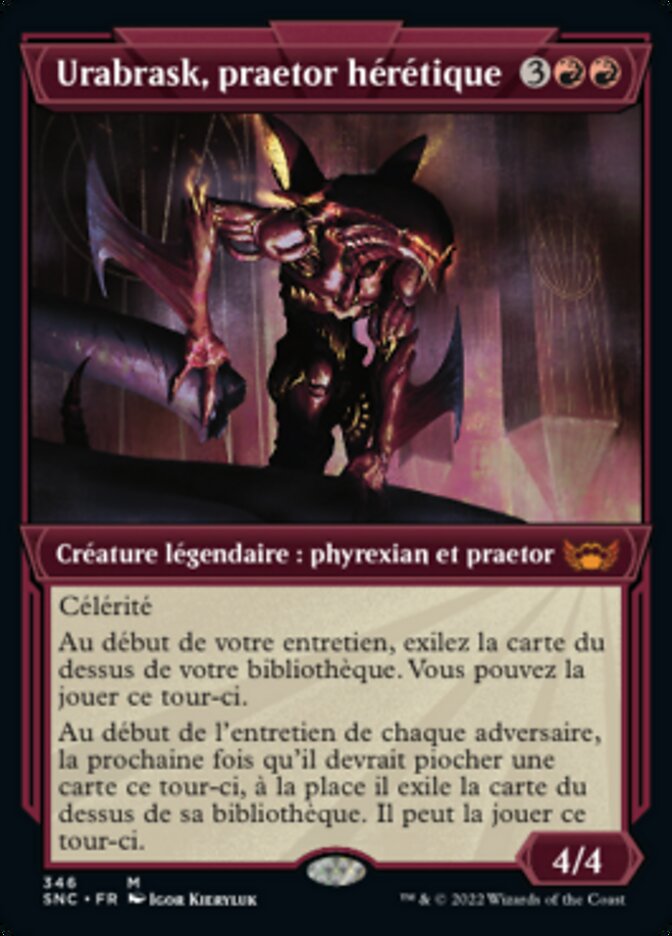 Urabrask, praetor hérétique — Streets of New Capenna 346/513