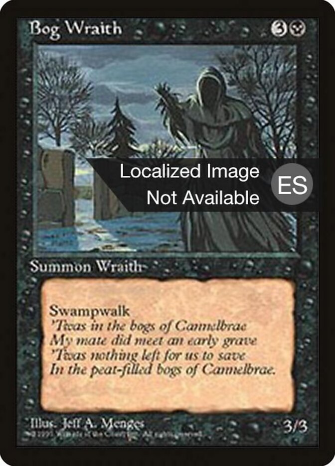 Bog Wraith — Fourth Edition Foreign Black Border 124/378