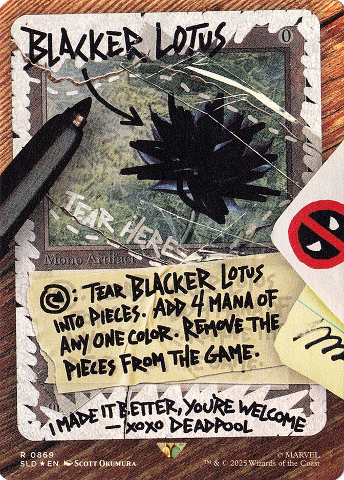 Blacker Lotus — Secret Lair Drop 869/2754