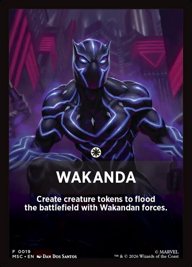 Wakanda — Marvel Super Heroes Jumpstart Front Cards 19/61