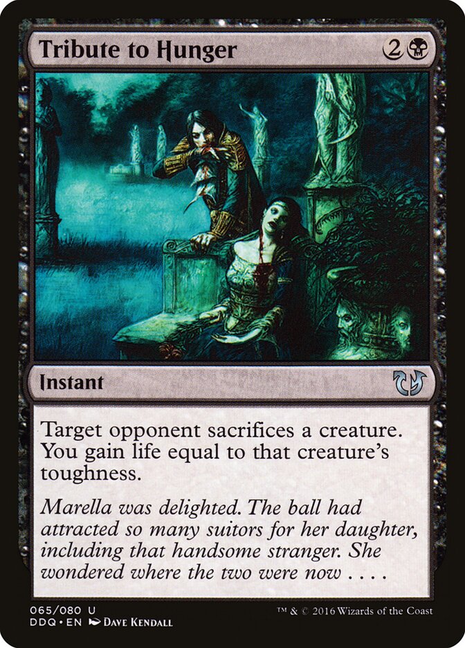 Tribute to Hunger — Duel Decks: Blessed vs. Cursed 65/80