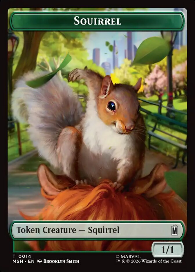Squirrel — Marvel Super Heroes Tokens 14/27
