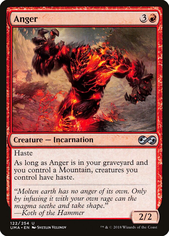 Anger — Ultimate Masters 122/254