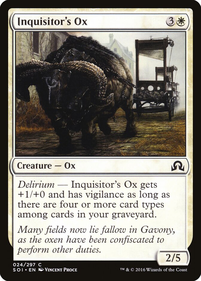 Inquisitor's Ox — Shadows over Innistrad 24/297