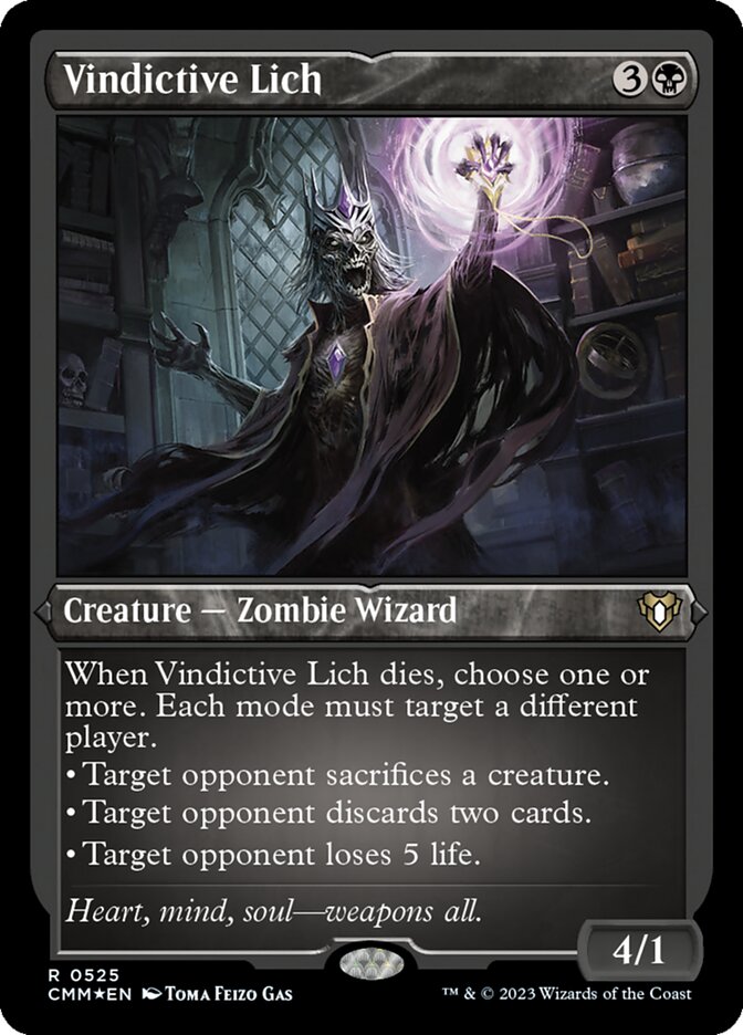 Vindictive Lich — Commander Masters 525/1067