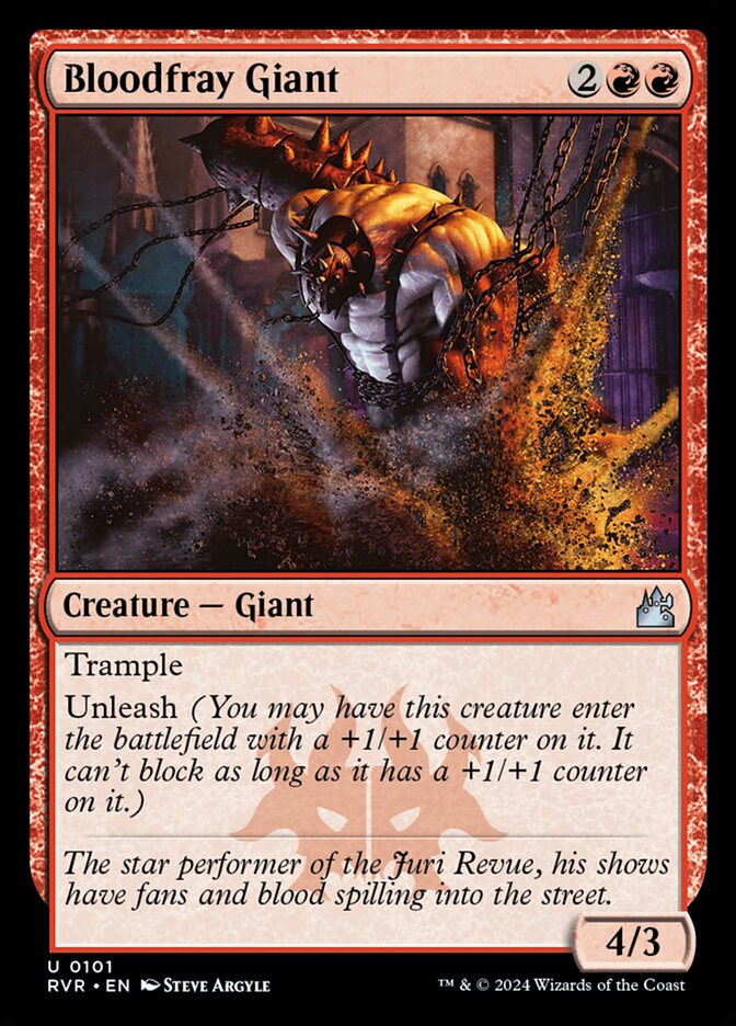 Bloodfray Giant — Ravnica Remastered 101/531