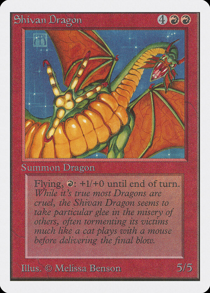 Shivan Dragon — Unlimited Edition 175/302