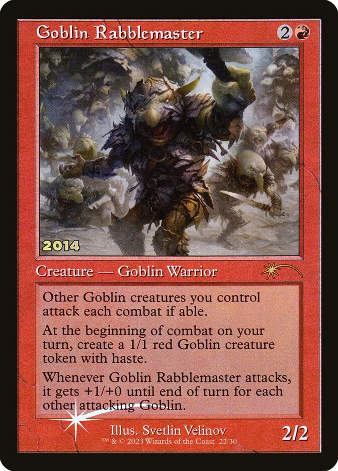 Goblin Rabblemaster — 30th Anniversary Play Promos 22/30