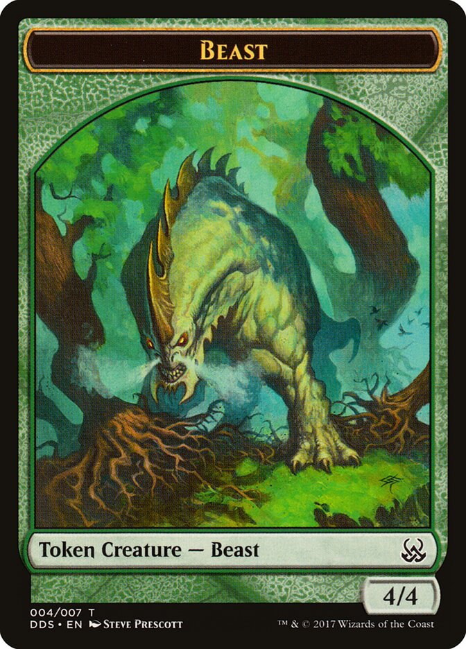 Beast — Duel Decks: Mind vs. Might Tokens 4/7