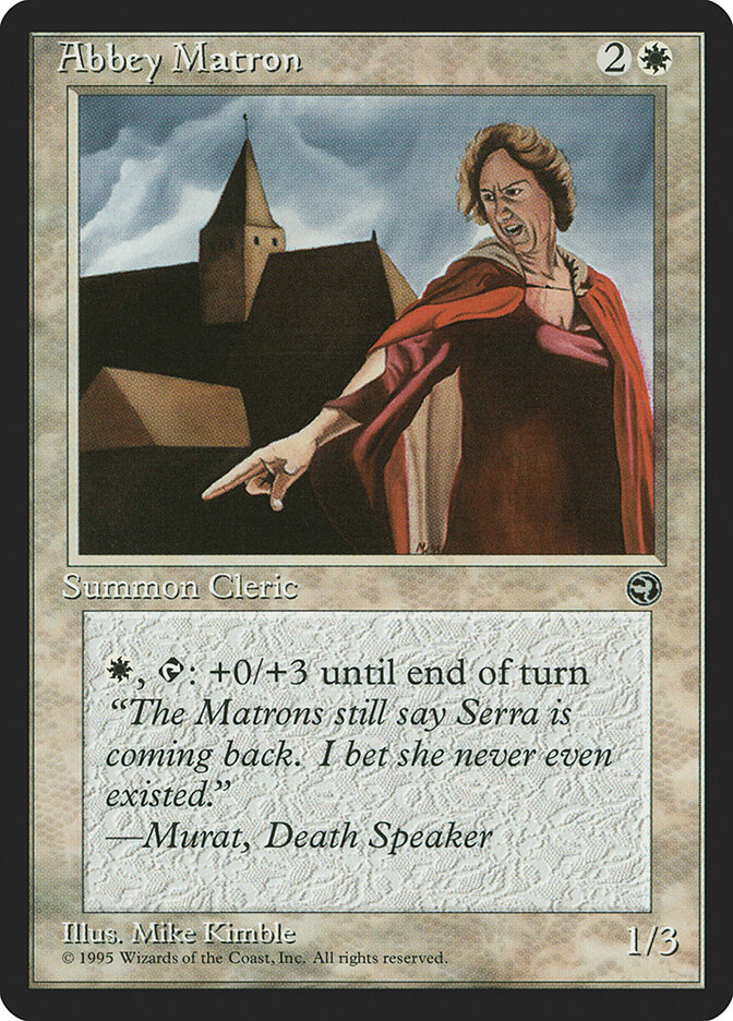 Abbey Matron — Homelands 2b/140