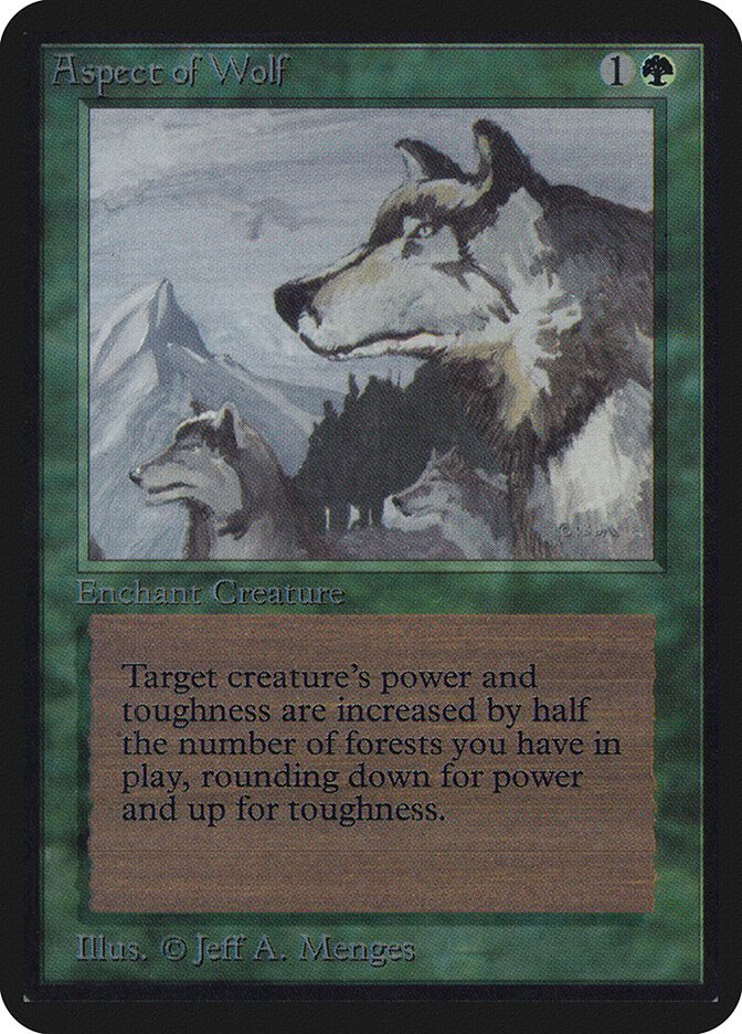 Aspect of Wolf — Limited Edition Alpha 184/295