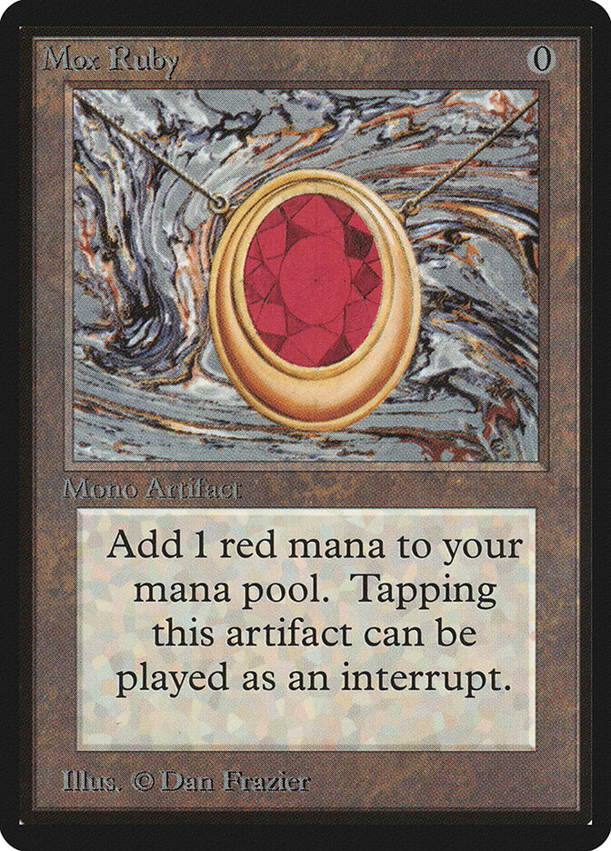Mox Ruby — Limited Edition Beta 265/302