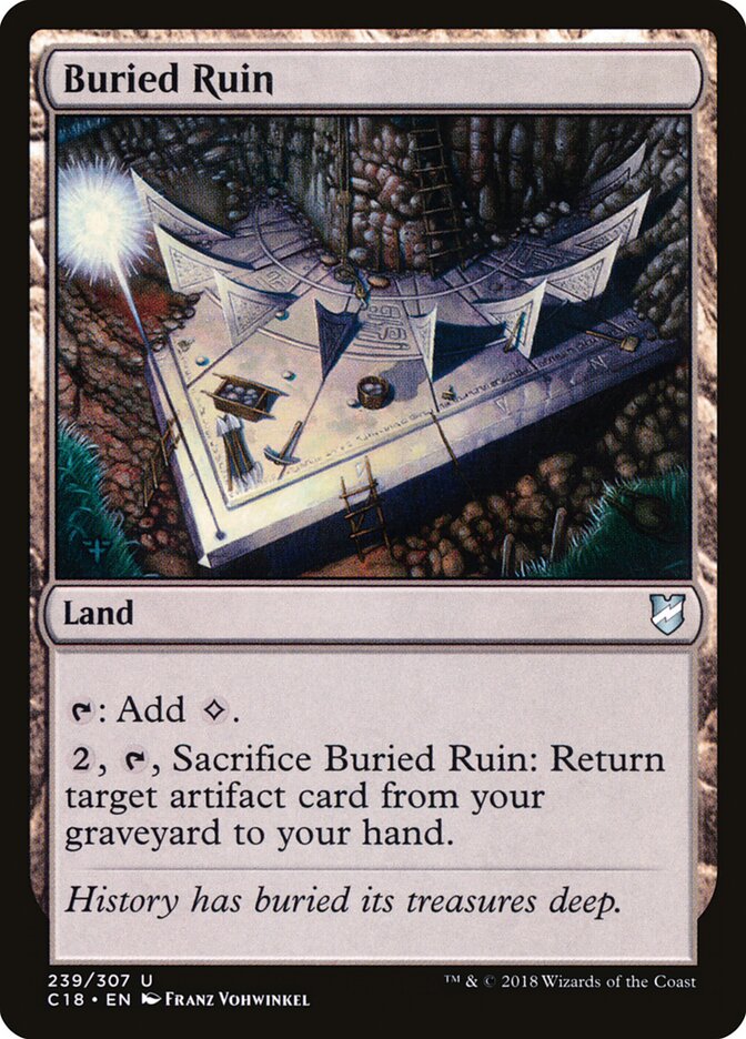 Buried Ruin — Commander 2018 239/307