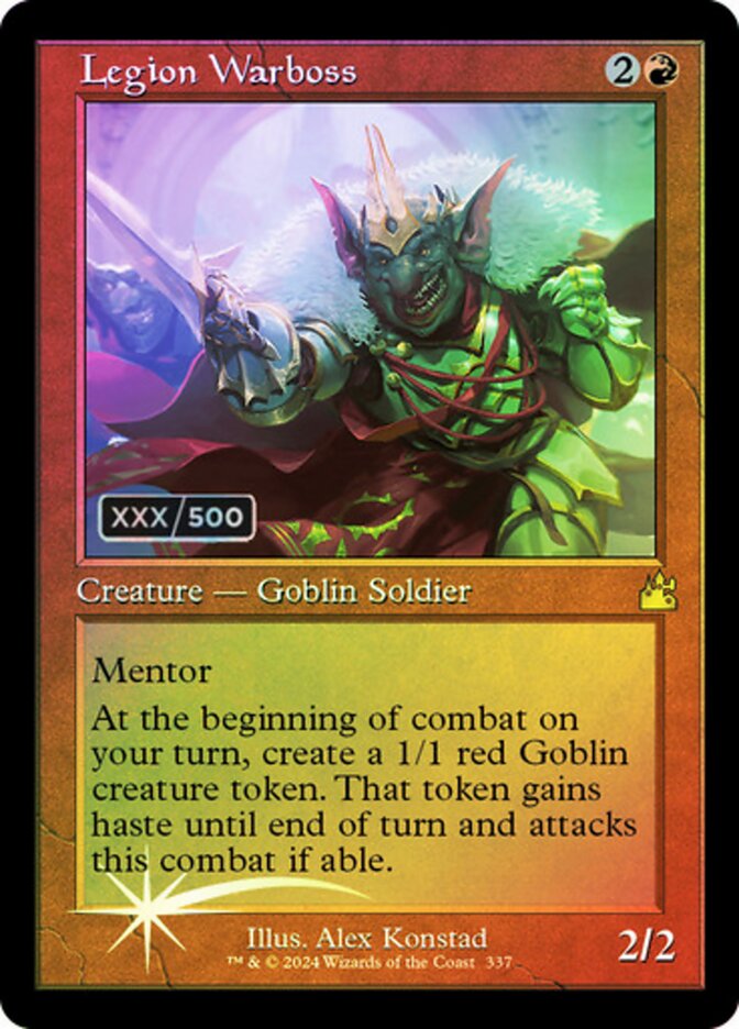 Legion Warboss — Ravnica Remastered 337z/531
