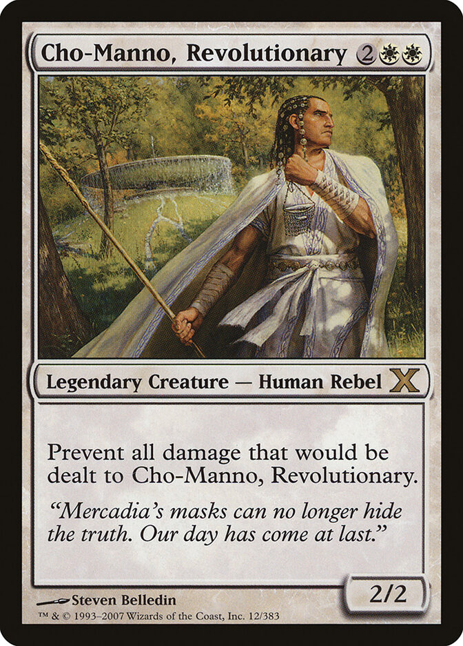 Cho-Manno, Revolutionary — Tenth Edition 12/510
