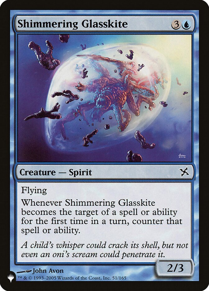 Shimmering Glasskite — The List BOK-51/5581
