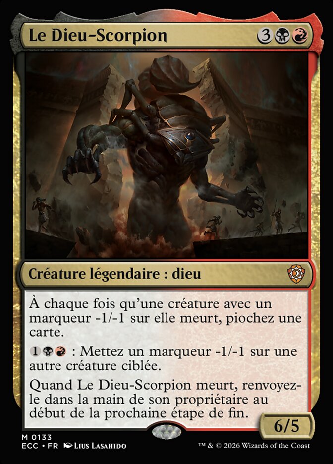 Le Dieu-Scorpion — Lorwyn Eclipsed Commander 133/176