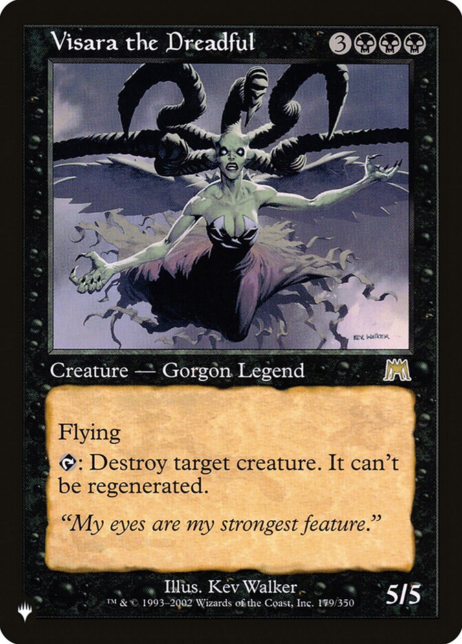 Visara the Dreadful — The List ONS-179/5581