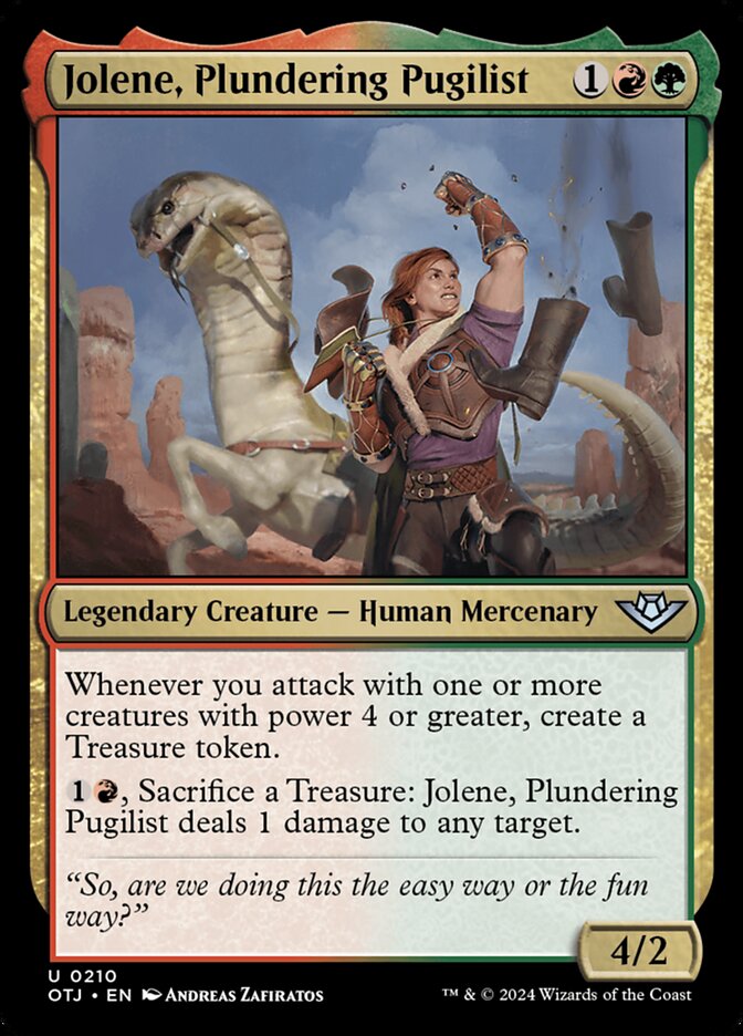 Jolene, Plundering Pugilist — Outlaws of Thunder Junction 210/374