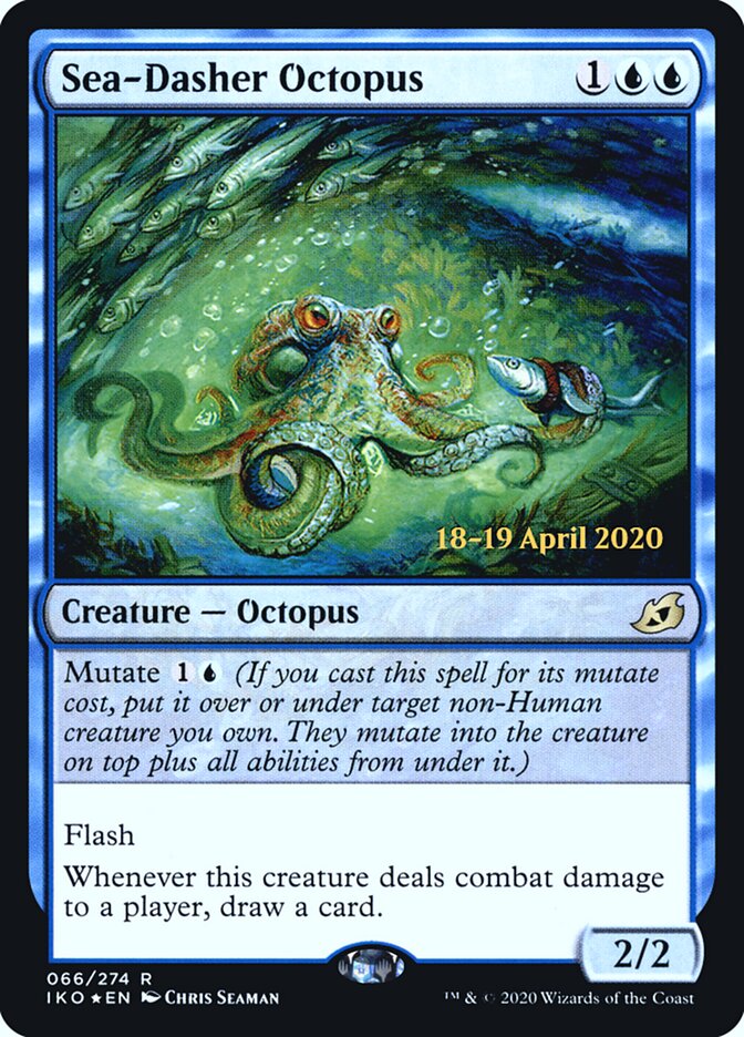 Sea-Dasher Octopus — Ikoria: Lair of Behemoths Promos 66s/137