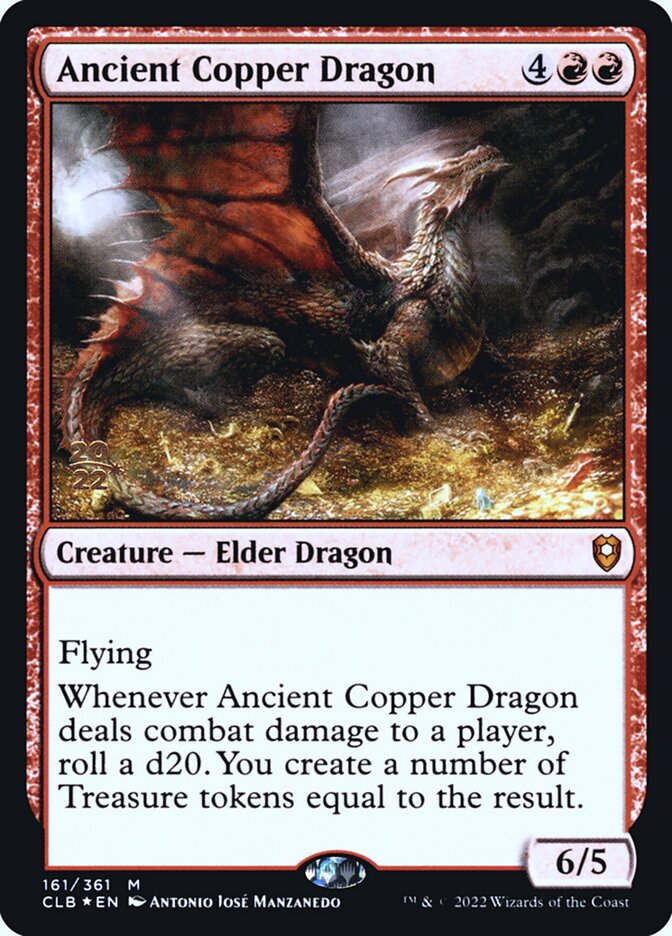 Ancient Copper Dragon — Battle for Baldur's Gate Promos 161s/104